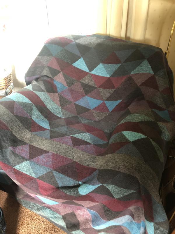 Thermosoft Multicoloured Check Throw | Dunelm