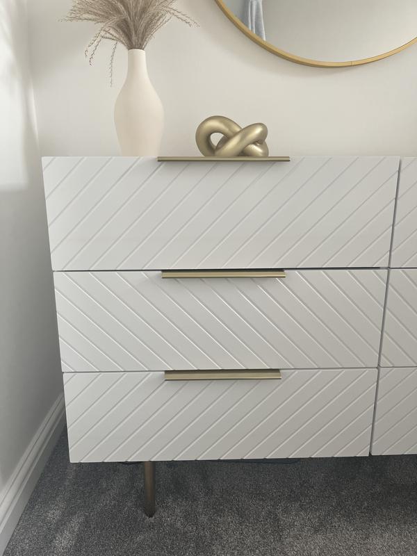 Dunelm maurice store chest of drawers