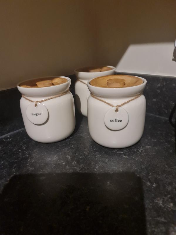 Sainsbury's tea best sale coffee sugar canisters