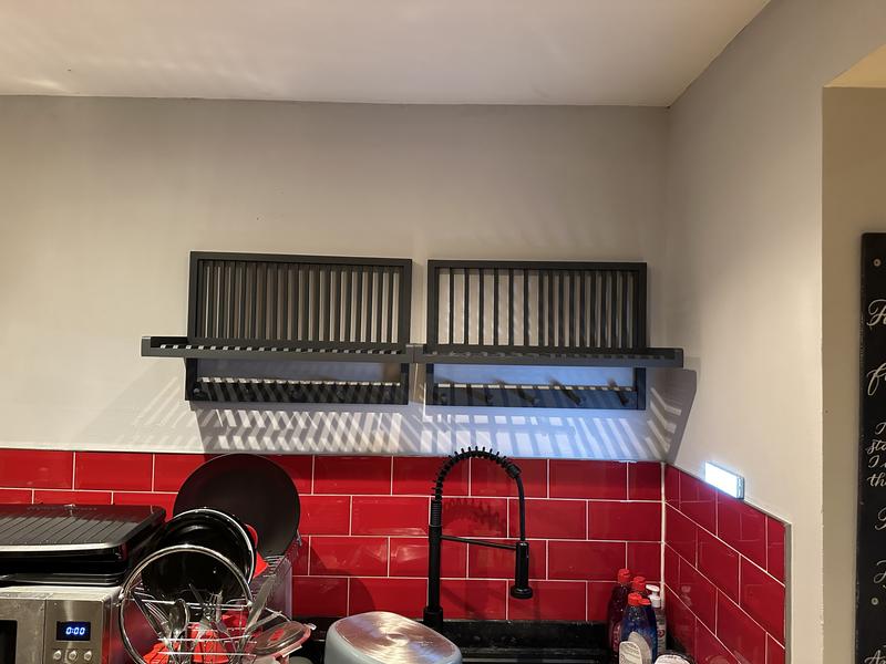 Dunelm wall mounted online plate rack