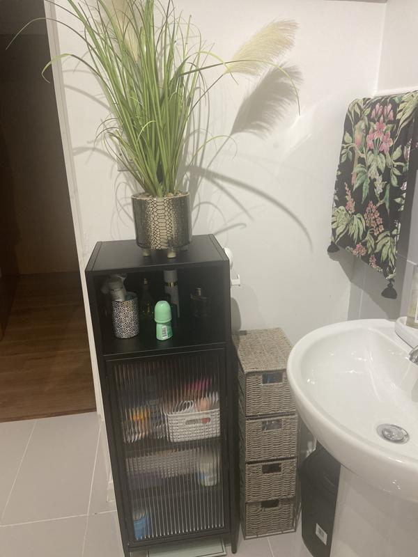 Stannis Reeded Glass Under Sink Unit