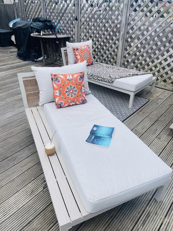 Folk Flora Outdoor Cushion Dunelm