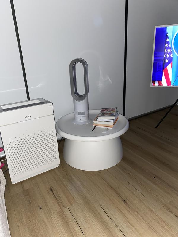 極美品 Dyson Air Multiplier AM09 ホワイト/シルバー Dyson Hot + Cool AM09 ファンヒーター 羽根なし扇風機 ホワイト