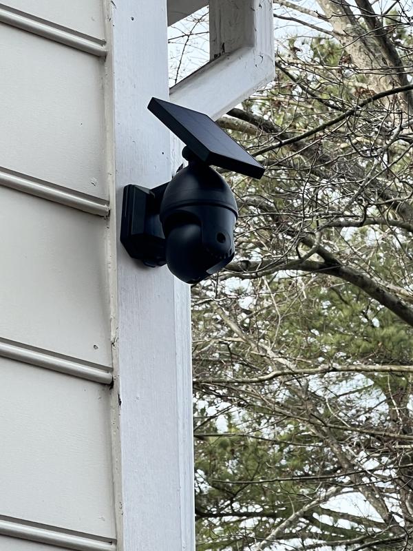 I chose the side of the house where there aren’t trees in the way, facing out vehicles and it was easy to set up.