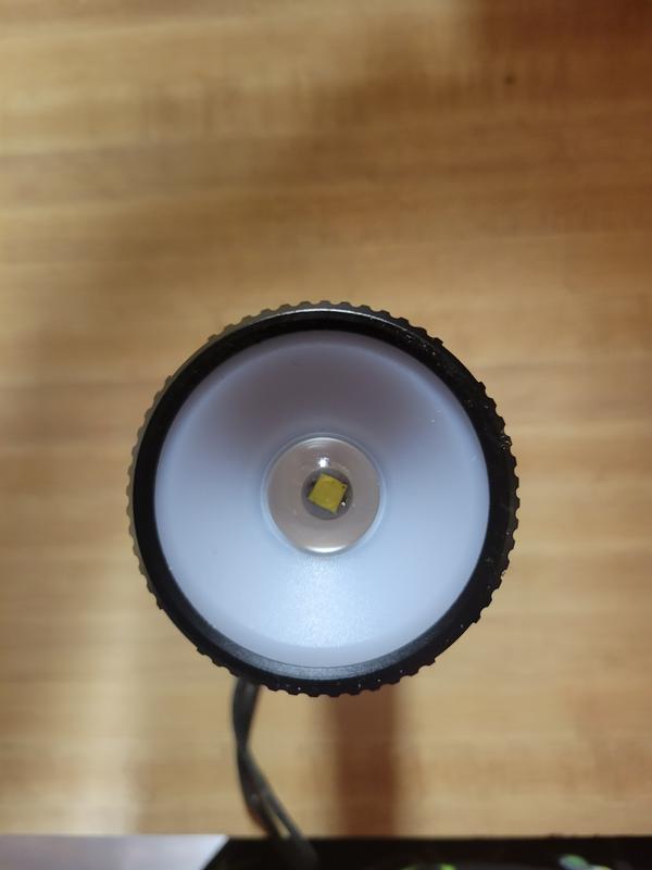 Top of the flash light