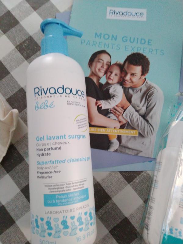 Baby Gentle Cleansing Gel Body And Hair 500ml Rivadouce