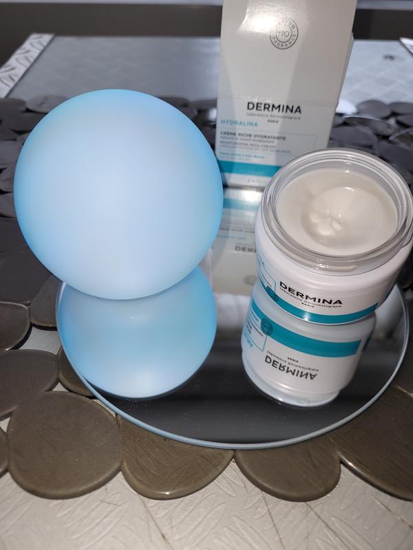 Dermina Hydralina Feuchtigkeitscreme 50 Ml - Für Trockene Und Sehr Trockene Haut, Mit Sheabutter & Urea