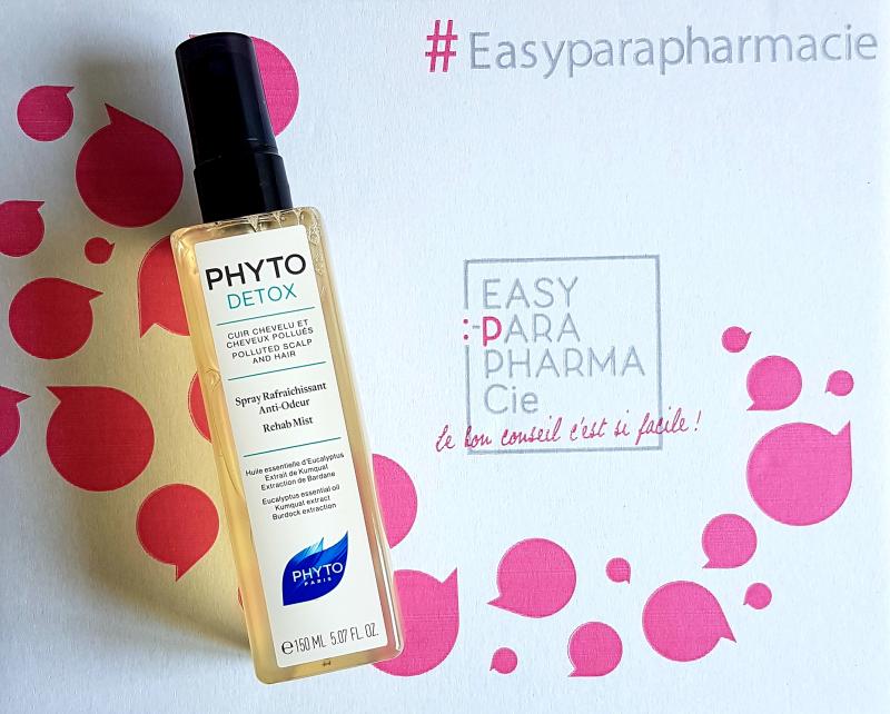Spray Rafraîchissant PHYTO Phytodetox - Anti-Odeur Cuir Chevelu & Cheveux - Neuf Original