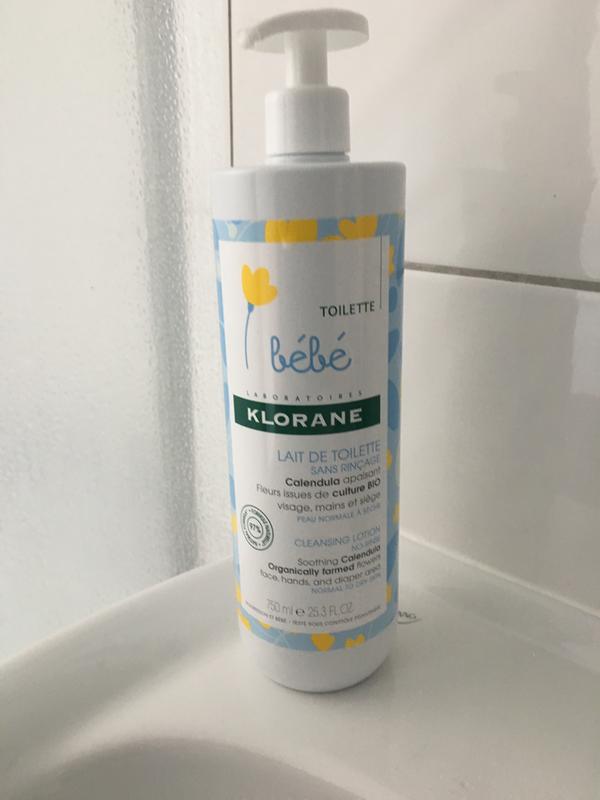 Lait De Toilette Sans Rincage Bebe 750ml Klorane Easyparapharmacie