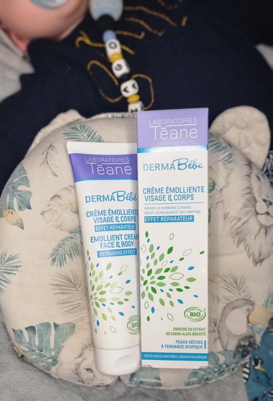 Organic Emollient Cream Face and Body DermaBébé 150ml-Pelle secca a  tendenza atopica Laboratoires Teane - Easypara