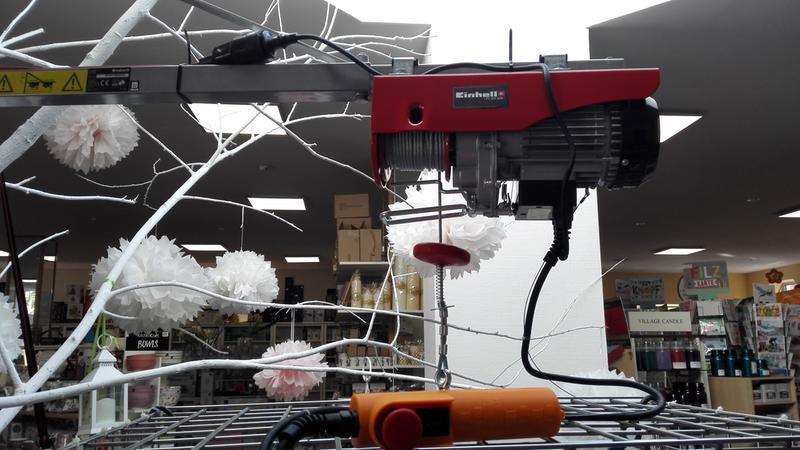 Einhell TC-EH 600 Argano Elettrico 300-600kg | Cavo 18m | 1050W | Per Garage E Officina - Foto 8