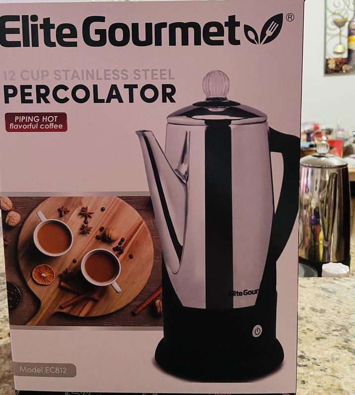 30 Cup Coffee Maxi Matic Elite Percolator Elite Gourmet Stainless