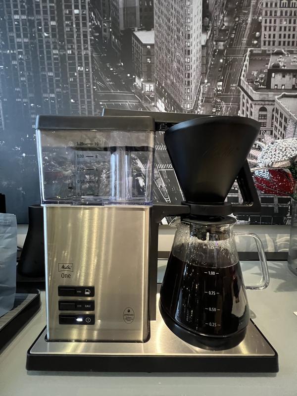 Melitta Aroma Signature Deluxe glazen kan, zwart