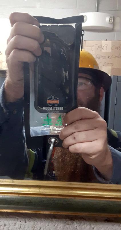 It's hard to take a picture of your phone