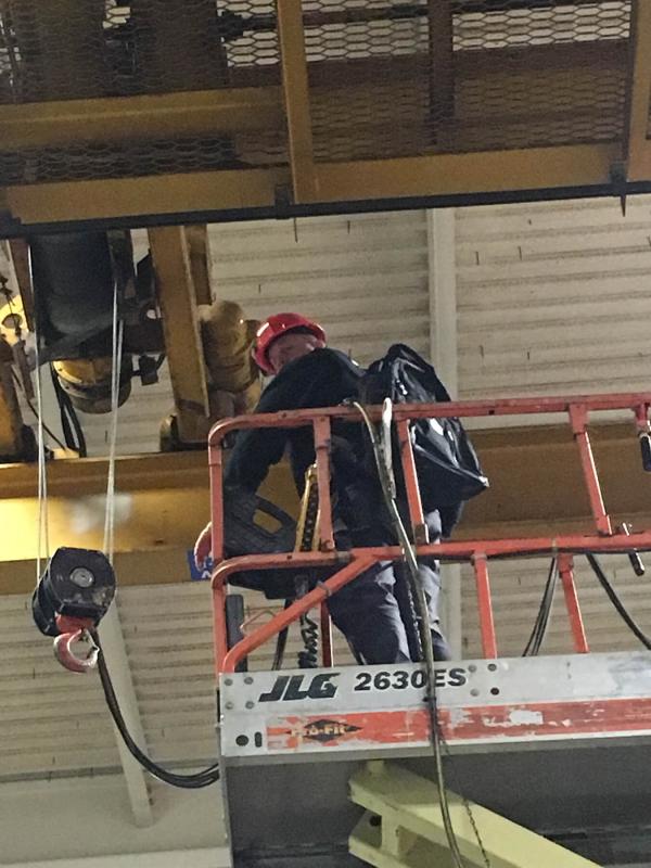 Ergodyne at 30 feet in the air !