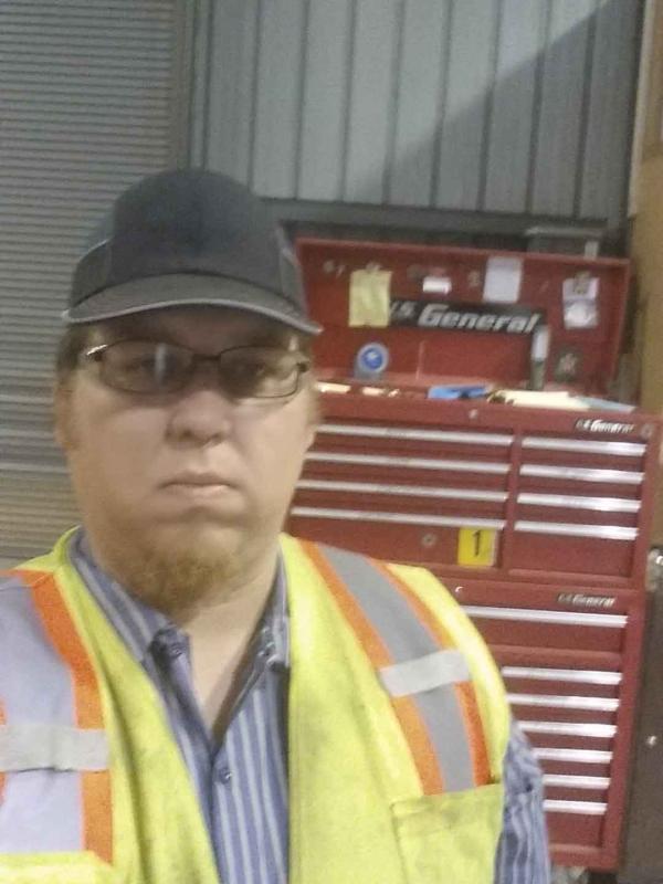 me and my tool box and bump cap.