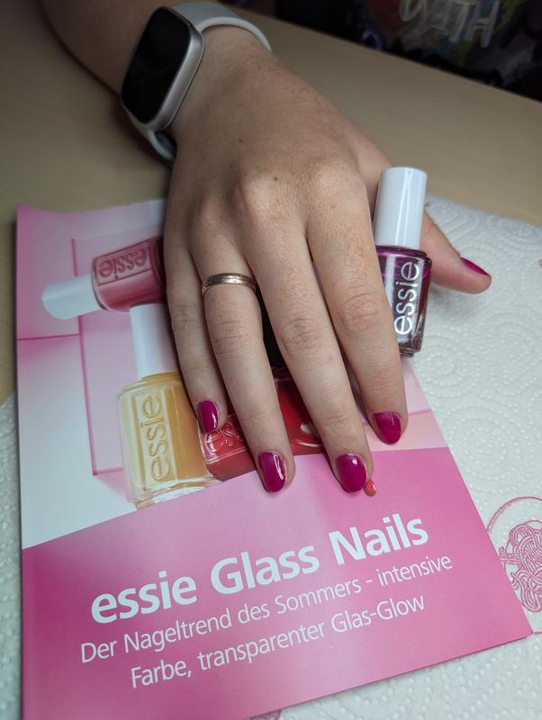 Leuchtende Farbe und glasartiger Glanz