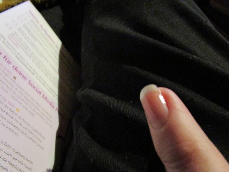 Mit dem Nagelfixer drüber