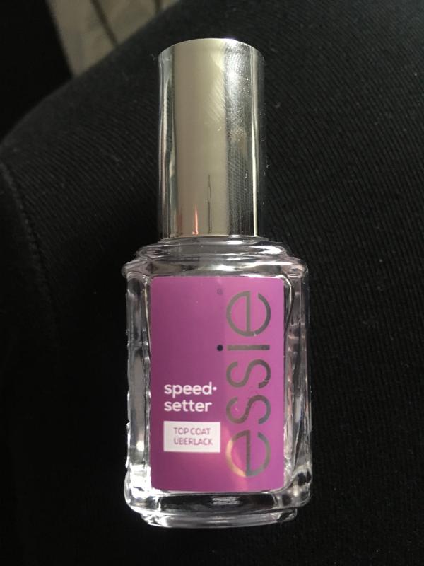 My new fast drying top coat nail polish