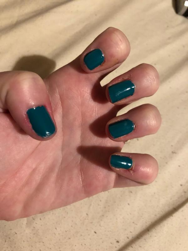 Painted nails