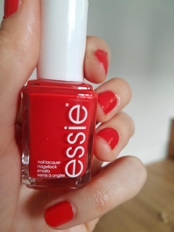 uk - - enamel orange fifth nail avenue reddish polish essie