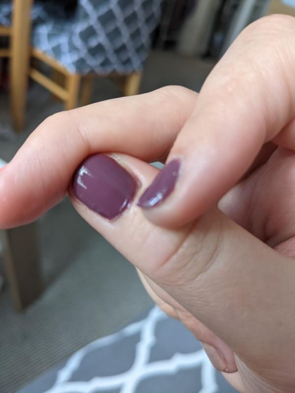polish purple - & island uk enamel hopping nail essie dusty -