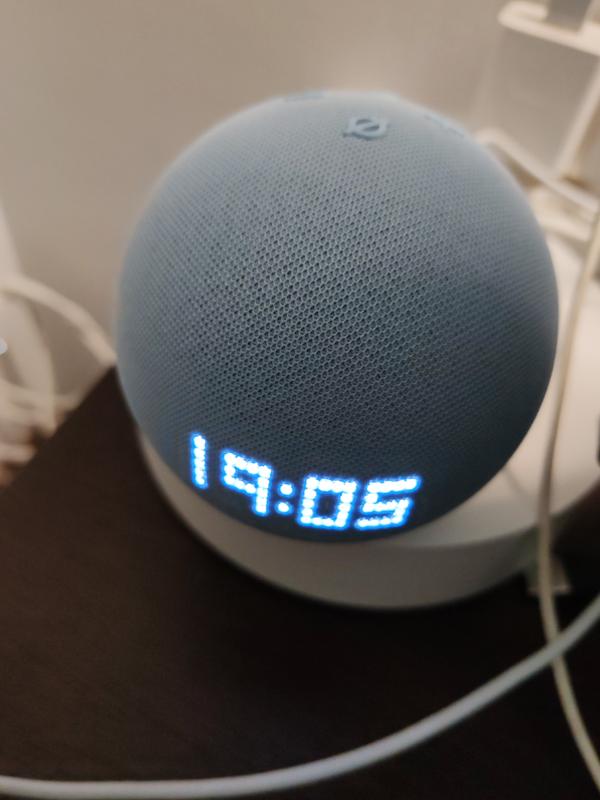Supporto Per Echo Dot 4a E 5a Gen - Stile Elefante Grigio Marmo - Supporto A Parete - Foto 3