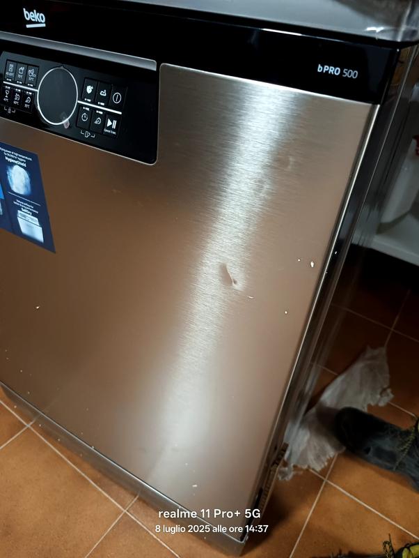 Lavastoviglie Beko BDFN26430X - 14 Coperti, Classe D, Acciaio Inox, Apertura Automatica, 47dB, 11.5L/Ciclo