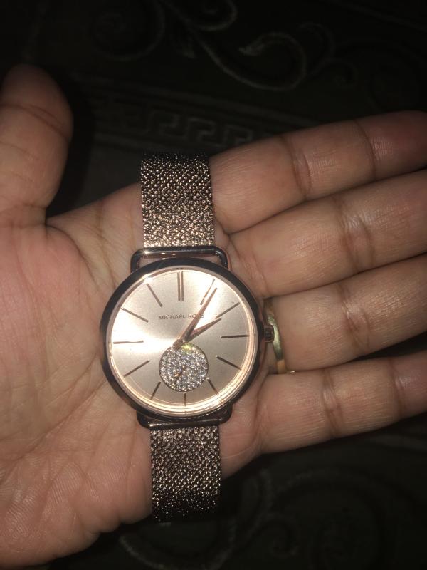 bust down mk watch