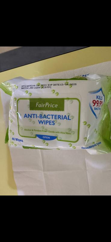 FairPrice Anti Bacterial Wet Wipes NTUC FairPrice