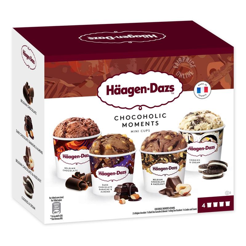 Haagen-Dazs Mini Cups Ice Cream - Chocoholic Moments | NTUC FairPrice