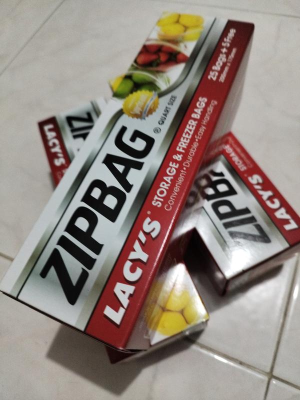 Lacy's Zipbag Storage & Freezer Bags - Quart | NTUC FairPrice