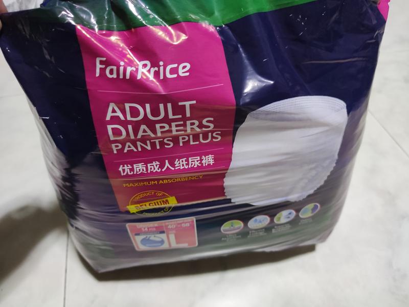 Fairprice Unisex Adult Diapers Pants Plus - M