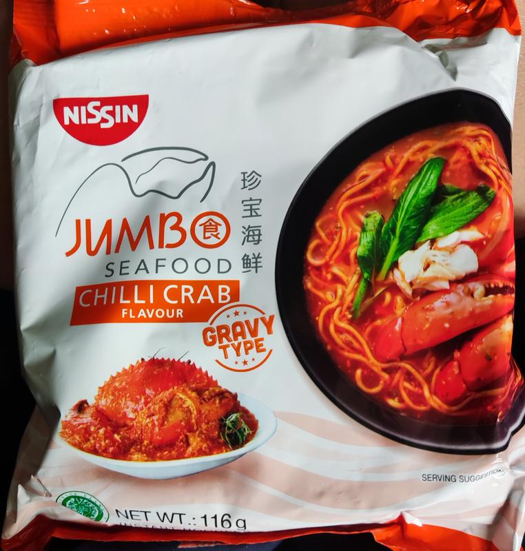 Nissin Jumbo Seafood Instant Noodles - Chilli Crab Flavour | NTUC