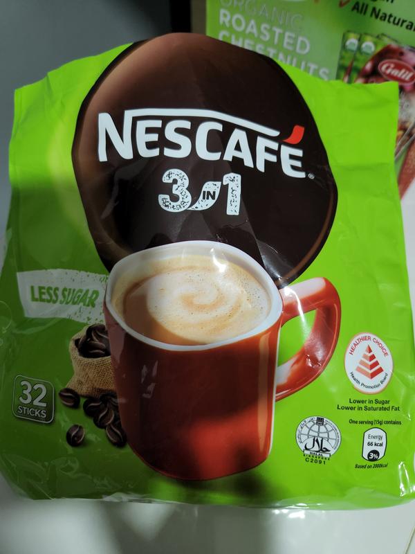 Nescafe 3 in 1 Instant Coffee - Original (Less Sugar)