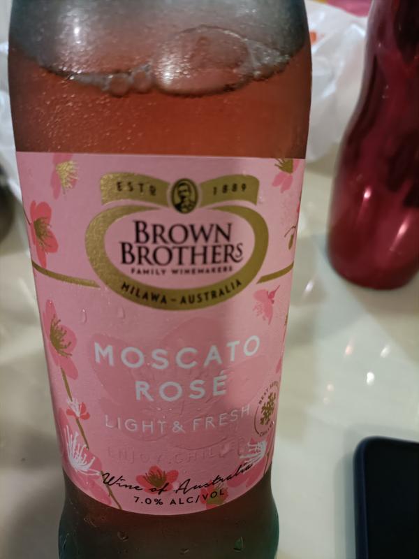 Brown Brothers Rose Wine Moscato Rosa NTUC FairPrice