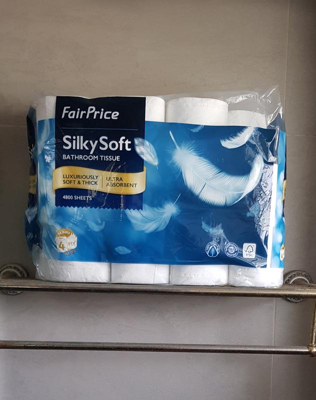 FairPrice Silky Soft Bathroom Tissue Rolls (4ply)