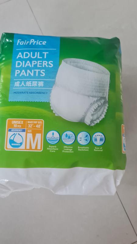 Fairprice Unisex Adult Diapers Pants Plus - L