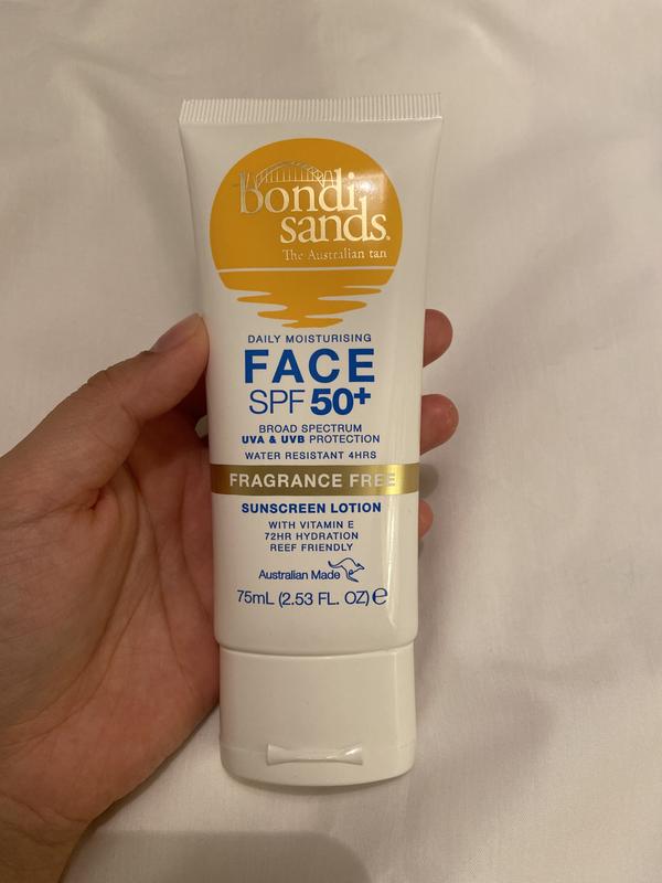 bondi sands sunscreen lotion spf50  face 75ml