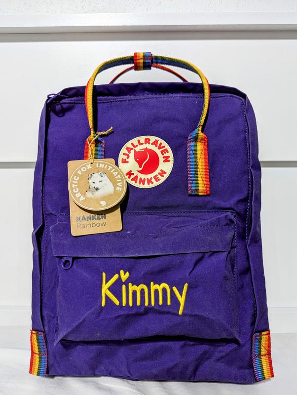 Fjallraven kanken purple rainbow sale