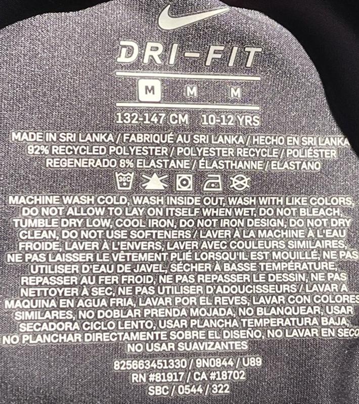 Nike boxer briefs boys' youth medium (10-12)