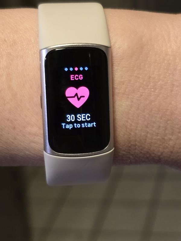 Fitbit Charge 6 Fitness Tracker GA05183-NA (Used, Like New) With Replacement Band – Black