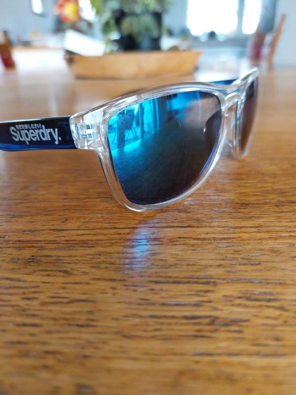 Occhiali Superdry Rockstar 175 - Blu Trasparente Specchiato - Foto 5