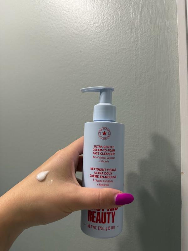 First Aid Beauty Ultra Gentle Cream-to-Foam Cleanser (6oz) | Dermstore