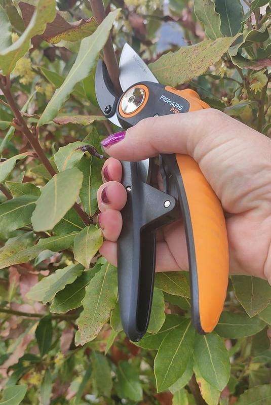 Sécateur Fiskars P741 Enclume PowerLever - Pour Bois Dur Et Sec | Lames Acier Inoxydable 22,1cm