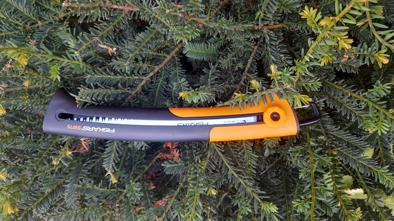 Fiskars Scie à Élaguer Rétractable Xtract SW75 - Lame 25.5cm Pour Bois Vert Jusqu'à 12cm