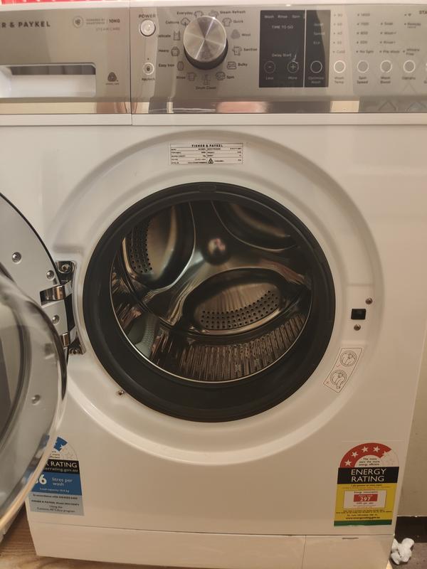 Front Loader Washing Machine, 10kg with Steam Refresh