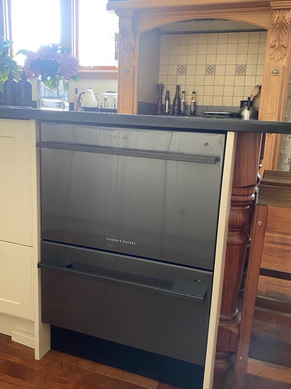 Fisher and paykel black 2024 dishdrawer