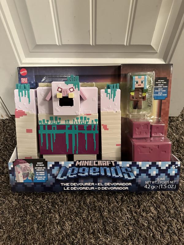 Mattel Minecraft Legends Action Figure, Devourer With Slime  Attack Action & Accessory, Collectible Toy, 3.25-Inch : Toys & Games