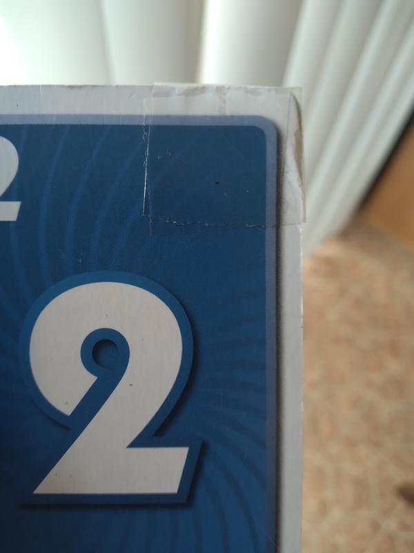 Top right card had to be taped up also